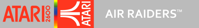 Air Raid logo for Atari 2600